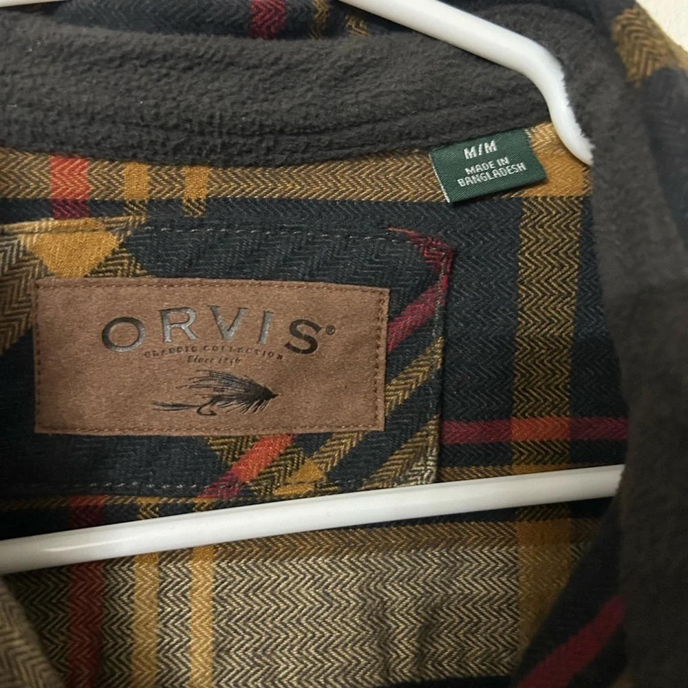 Orvis Plaid Flannel Shirt